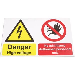 Laser Tools High Voltage Sign - Sign Laser Tools High Voltage Sign - Sign