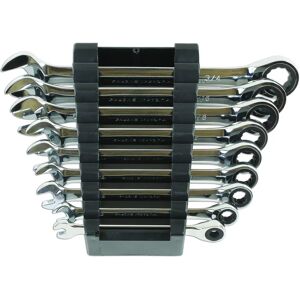 Laser Tools Af Ratchet Ring Combination Spanner Set 9pc - Spanner Set Laser Tools Af Ratchet Ring Combination Spanner Set 9pc - Spanner Set