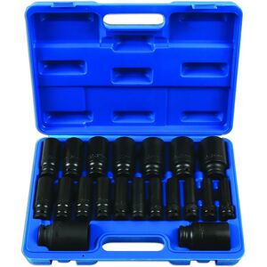 Laser Deep Impact Socket Set 1/2" D 20pc - Socket Set Laser Deep Impact Socket Set 1/2" D 20pc - Socket Set