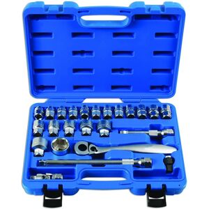 Laser Tools Low Profile Dual Drive Socket Set - 24pc - Socket Set Laser Tools Low Profile Dual Drive Socket Set - 24pc - Socket Set