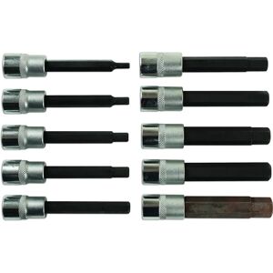 Juego de Dados Hexagonales Largos Laser 3/8"D 10 pzas - Juego de Bits Juego de Dados Hexagonales Largos Laser 3/8"D 10 pzas - Juego de Bits