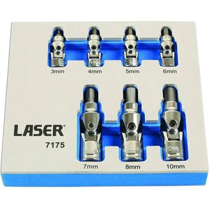Laser Tools Universal Joint Hex Socket Bit Set 7pc - Socket Set Laser Tools Universal Joint Hex Socket Bit Set 7pc - Socket Set
