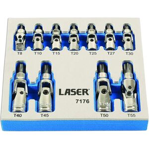 Laser Tools Tamperproof U/j Star Socket Set - Socket Set Laser Tools Tamperproof U/j Star Socket Set - Socket Set