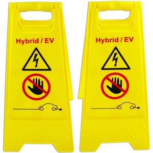 Tesla Model S - Hybrid/EV Warning Signs - 2pc Tesla Model S - Hybrid/EV Warning Signs - 2pc