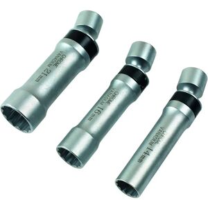 Laser Tools Laser Universal Joint Spark Plug Socket Set - 3/8"D 3pc - Spark Plug Socket Set Laser Tools Laser Universal Joint Spark Plug Socket Set - 3/8"D 3pc - Spark Plug Socket Set