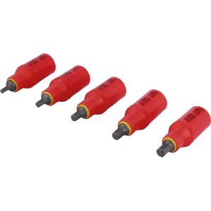 Laser Tools Laser Outils Insulated Hex Bit Socket Set - Electric 3/8" - 5pc Laser Tools Laser Outils Insulated Hex Bit Socket Set - Electric 3/8" - 5pc