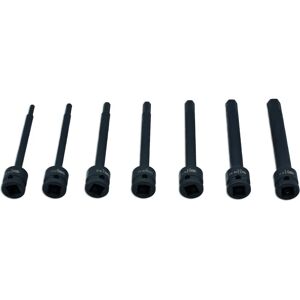 Laser Tools Impact Hex Bit Set - 7pc 1/2" Impact-resistant, Extra Long Laser Tools Impact Hex Bit Set - 7pc 1/2" Impact-resistant, Extra Long