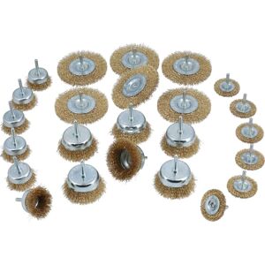 Laser Tools Wire Brush Assortment - 24 Piece Set - Surface Prep Laser Tools Wire Brush Assortment - 24 Piece Set - Surface Prep