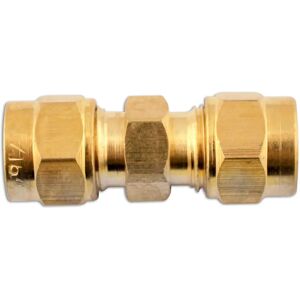 Connect Brass 1/4" Coupling - Pack 10 - Fitting Connect Brass 1/4" Coupling - Pack 10 - Fitting