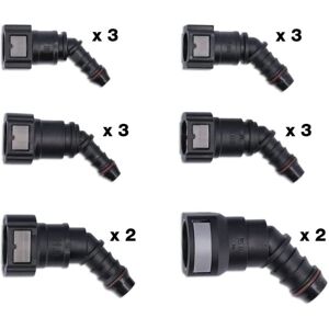 Brand Model - Assorted 45° Fuel Line Connectors - 16pc Brand Model - Assorted 45° Fuel Line Connectors - 16pc