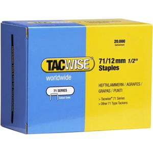 Tacwise 0370 Galvanized Staples - 12mm Type 71 Tacwise 0370 Galvanized Staples - 12mm Type 71