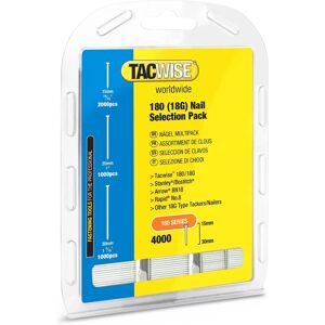Tacwise 180 Nail Pack - 4000 Nails for Nailing Tacwise 180 Nail Pack - 4000 Nails for Nailing
