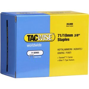 Tacwise Model 71/10mm Staples - 20,000 Zinc-Coated Tacwise Model 71/10mm Staples - 20,000 Zinc-Coated