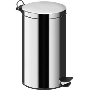 Premier Housewares 20 Ltr Mirror Polished Stainless Steel Pedal Bin - Trash Bin Premier Housewares 20 Ltr Mirror Polished Stainless Steel Pedal Bin - Trash Bin