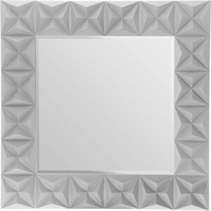 Premier Housewares 3D Effect Wall Mirror - Wall mirror, Grey, High gloss Premier Housewares 3D Effect Wall Mirror - Wall mirror, Grey, High gloss