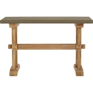 Etna Wooden Cement Look Console Table - Furniture Etna Wooden Cement Look Console Table - Furniture