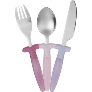 Premier Housewares Pink Children 3Pc Cutlery Set - Cutlery Set Premier Housewares Pink Children 3Pc Cutlery Set - Cutlery Set