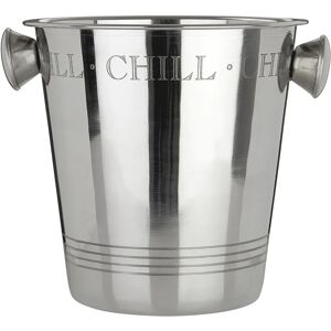 Premier Housewares Bombay Chill Wine Cooler - Silver - Handles Premier Housewares Bombay Chill Wine Cooler - Silver - Handles