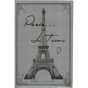 Premier Housewares Paris Wall Plaque - Weathered effect, Eiffel Tower, Romantic - Wall Plaque Premier Housewares Paris Wall Plaque - Weathered effect, Eiffel Tower, Romantic - Wall Plaque