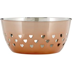 Premier Housewares Stainless Steel Rose Gold Bowl Hearts Design Kitchen Dining Table Decoration - Bowl Premier Housewares Stainless Steel Rose Gold Bowl Hearts Design Kitchen Dining Table Decoration - Bowl