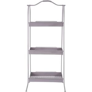 Premier Housewares Lexa Grey Metal Storage Rack - Storage Rack Premier Housewares Lexa Grey Metal Storage Rack - Storage Rack