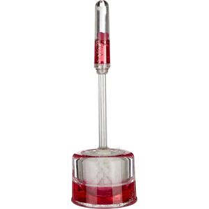 Premier Housewares Acrylic Toilet Brush & Holder - Floating Heart Theme - Toilet Brush Premier Housewares Acrylic Toilet Brush & Holder - Floating Heart Theme - Toilet Brush