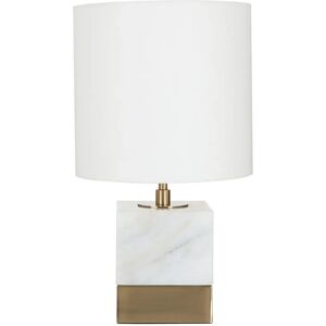 Premier Housewares White Marble Accent Lamp - Lamp Premier Housewares White Marble Accent Lamp - Lamp