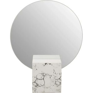 Premier Housewares Mimo White Faux Marble Mirror - Bathroom & Hallway Premier Housewares Mimo White Faux Marble Mirror - Bathroom & Hallway