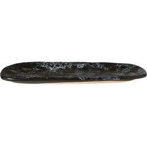 Premier Housewares Large Black Marble Effect Serving Platter Premier Housewares Large Black Marble Effect Serving Platter
