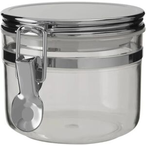 Premier Housewares Gozo Silver Small Round Canister - Reflective Visual Appeal Premier Housewares Gozo Silver Small Round Canister - Reflective Visual Appeal