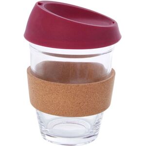 Premier Housewares MIMO Glass Mug - Red, Cork, Coffee Premier Housewares MIMO Glass Mug - Red, Cork, Coffee
