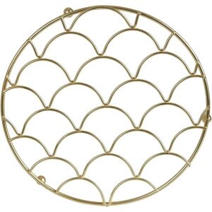 Premier Housewares Vertex Deco Trivet Gold - Kitchen Accessory Premier Housewares Vertex Deco Trivet Gold - Kitchen Accessory