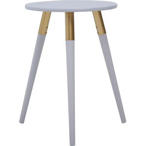 Premier Housewares Nostra Light Grey Side Table - Side Table Premier Housewares Nostra Light Grey Side Table - Side Table