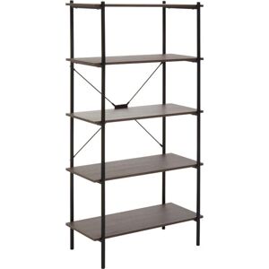 Premier Housewares Dark Oak Five Tier Shelf Unit - Shelf Unit Premier Housewares Dark Oak Five Tier Shelf Unit - Shelf Unit
