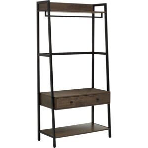 Premier Housewares Dark Oak Storage Unit - Sturdy and Spacious Storage Premier Housewares Dark Oak Storage Unit - Sturdy and Spacious Storage