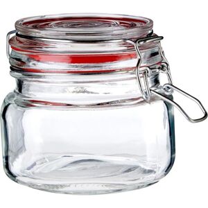 Premier Housewares Clear Lid Sqr Glass Deli Jar 500Ml - Food Storage Premier Housewares Clear Lid Sqr Glass Deli Jar 500Ml - Food Storage