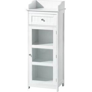 Premier Housewares Portland White Floor Standing Cabinet - Cabinet Premier Housewares Portland White Floor Standing Cabinet - Cabinet