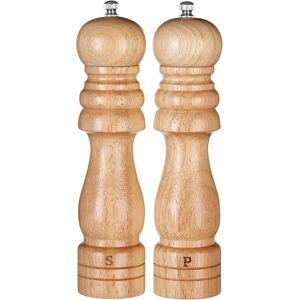 Premier Housewares Professional Large Wood Pepper Mill Salt Grinder - Clear Premier Housewares Professional Large Wood Pepper Mill Salt Grinder - Clear