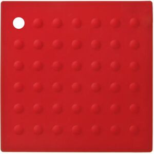 Premier Housewares Red Silicone Kitchen Trivet - Heat Protection Mat Premier Housewares Red Silicone Kitchen Trivet - Heat Protection Mat