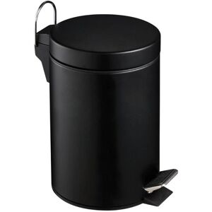 Premier Housewares Compact 3Ltr Matte Black Pedal Bin - Kitchen Bin Premier Housewares Compact 3Ltr Matte Black Pedal Bin - Kitchen Bin