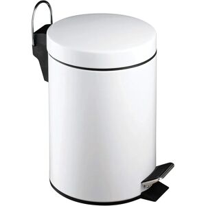 Premier Housewares 3 L Pedal Bin - White - Compact Size Premier Housewares 3 L Pedal Bin - White - Compact Size