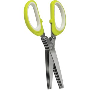 Premier Housewares Lime Green and White Herb Scissor - Kitchen Scissors Premier Housewares Lime Green and White Herb Scissor - Kitchen Scissors