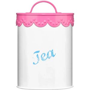 Premier Housewares Pink Lace Tea Canister - Canister Premier Housewares Pink Lace Tea Canister - Canister