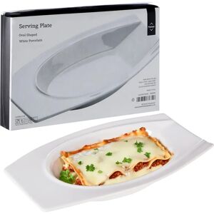 Premier Housewares White Porcelain Serving Bowl - Serving Bowl Premier Housewares White Porcelain Serving Bowl - Serving Bowl