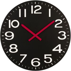 Premier Housewares Schwarze Wanduhr - Wanduhr Premier Housewares Schwarze Wanduhr - Wanduhr