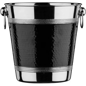 Premier Housewares Champagne/Wine Hammered Black Band Bucket - Ice Bucket Premier Housewares Champagne/Wine Hammered Black Band Bucket - Ice Bucket