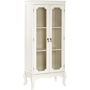 Premier Housewares Elegant 2 Glass Doors Cabinet - Cabinet Premier Housewares Elegant 2 Glass Doors Cabinet - Cabinet