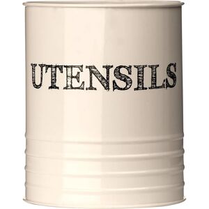 Premier Housewares Sketch Utensil Canister - Cream - Kitchen Storage Premier Housewares Sketch Utensil Canister - Cream - Kitchen Storage