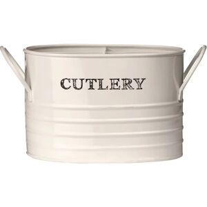 Premier Housewares Sketch Cutlery Caddy - Cream Beige - Cutlery Caddy Premier Housewares Sketch Cutlery Caddy - Cream Beige - Cutlery Caddy