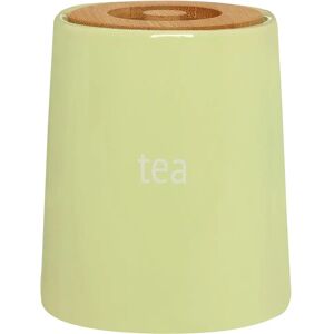 Premier Housewares Green Ceramic Tea Canister - Tea Canister Premier Housewares Green Ceramic Tea Canister - Tea Canister
